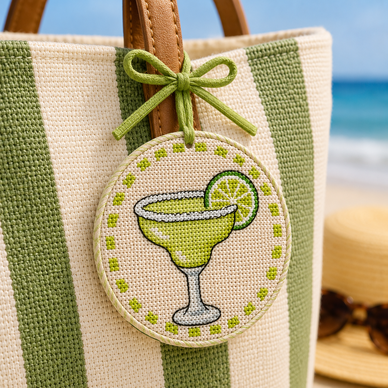 Margarita Charm Printed Needlepoint Canvas