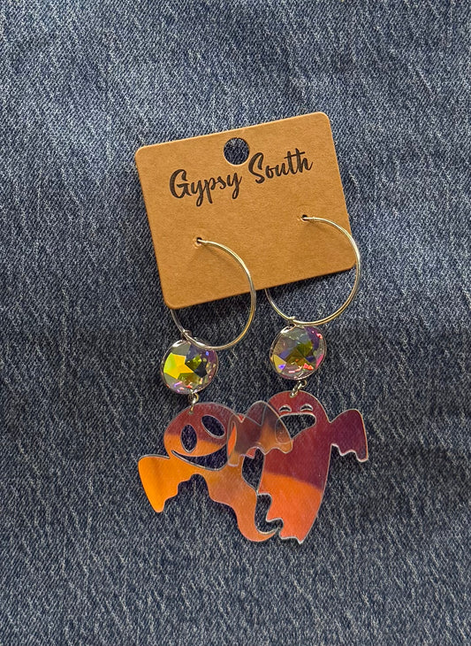 Gypsy South Transparent Ghost Earrings