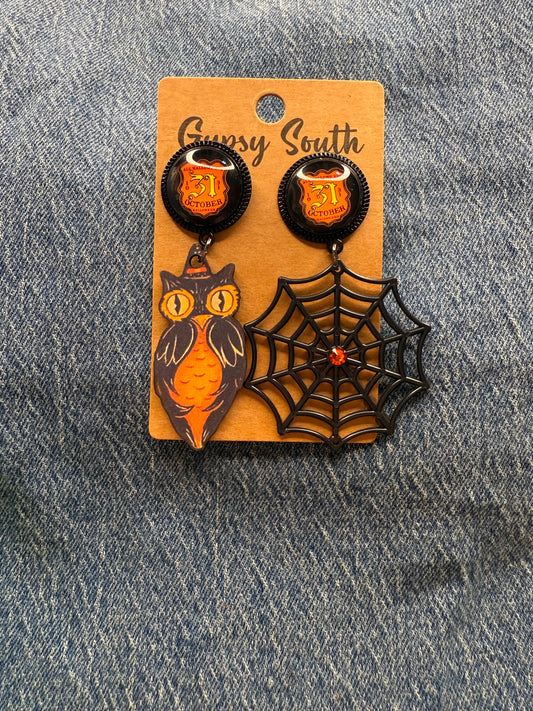 Gypsy South October 31st Mismatched Earrings