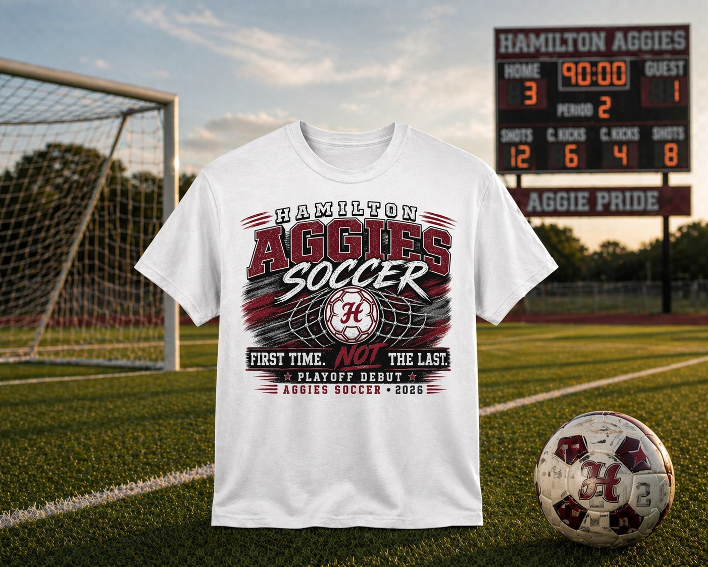 Hamilton High School Soccer Tee