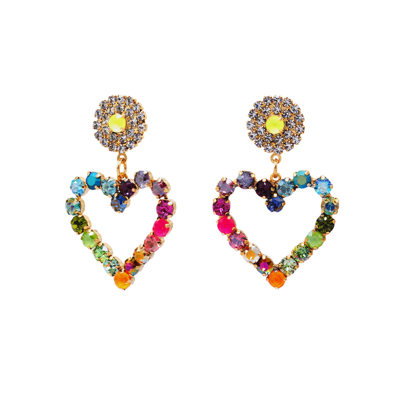 TOVA Max Pop Heart Watermelon Earrings- E5932WAT