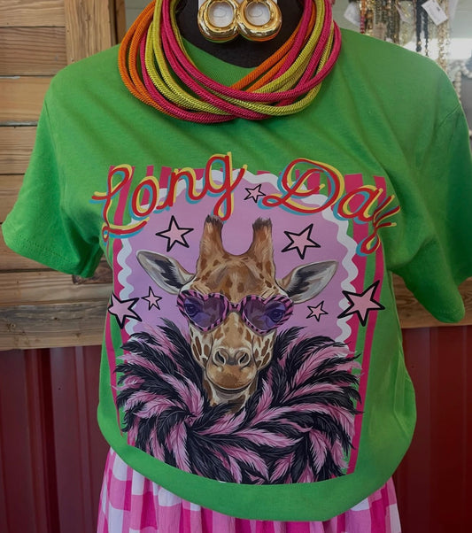 Long Day Boujee Giraffee Tee