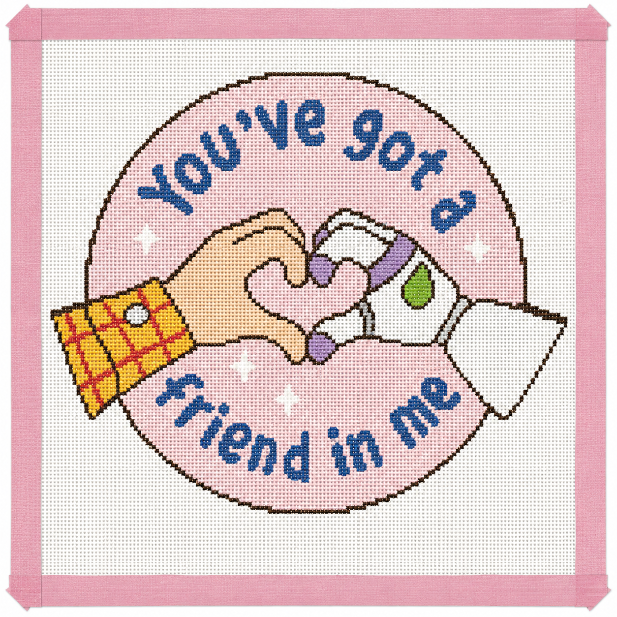 Friend in Me Needlepoint Canvas