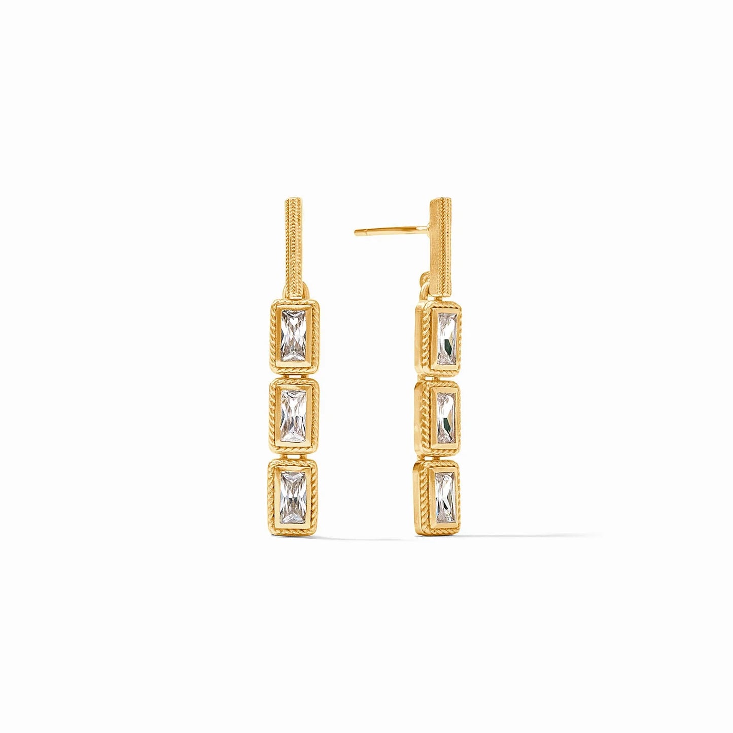 Julie Vos Baguette Tier Earring