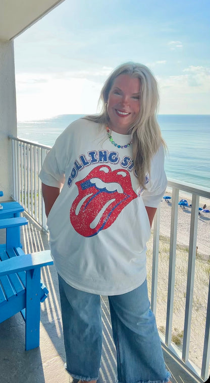 Rolling Stones Licensed Oversized T-Shirt