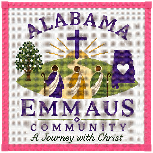Alabama Emmaus Community Printed Needlepoint Canvas