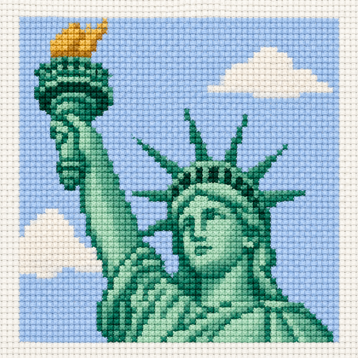 Statue of Liberty Needlepoint Canvas