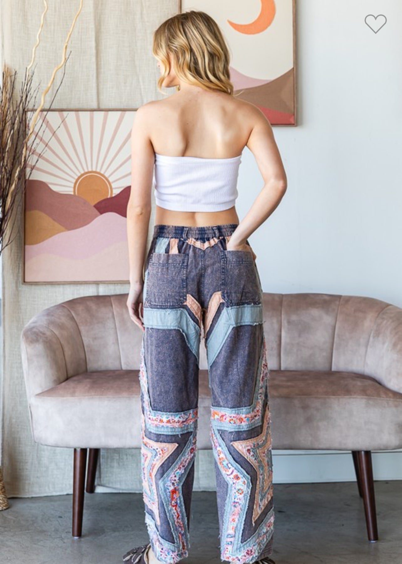 Patchwork Star Pant