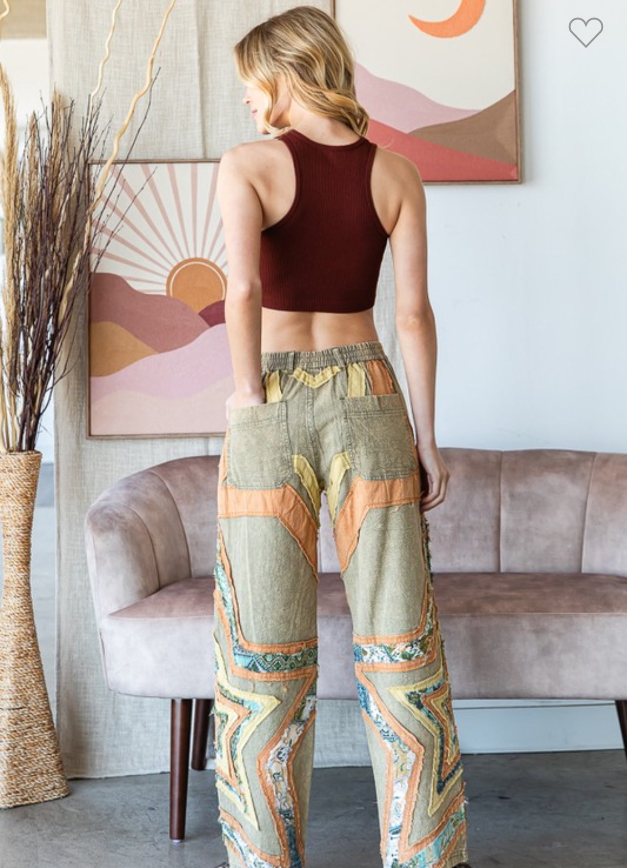 Patchwork Star Pant