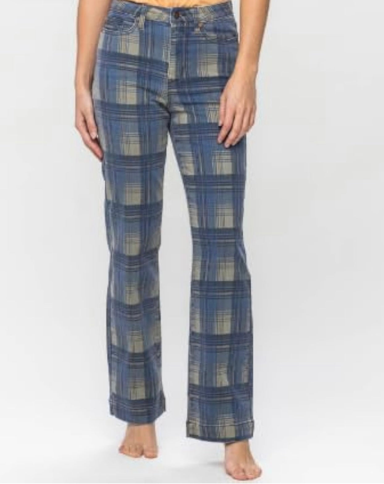 Judy Blue Gossip Girl Retro Plaid Jean