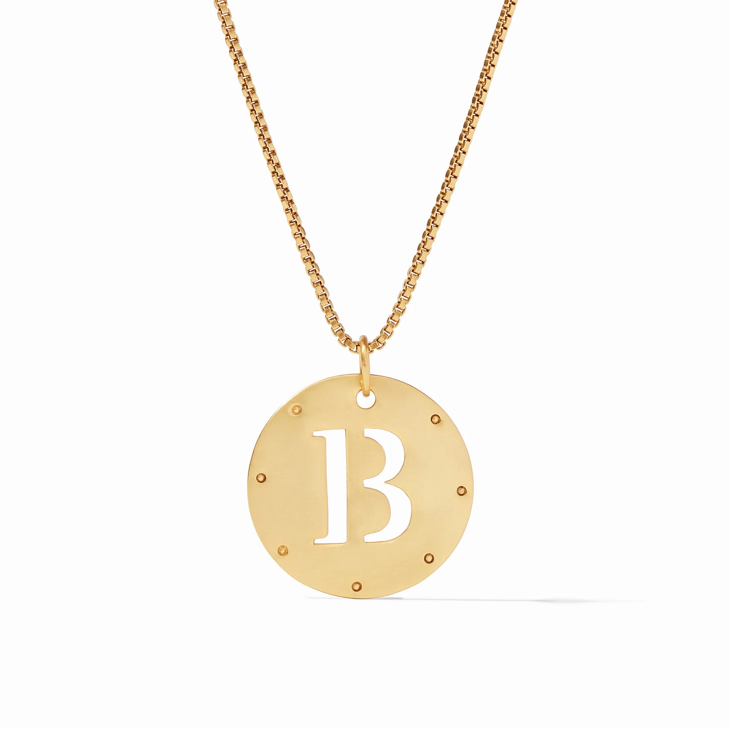 Julie Vos Monogram Pendant Necklace