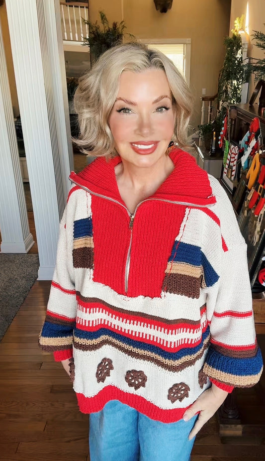 In my Element Zipper Sweater