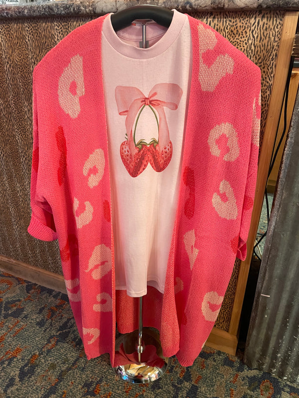 Strawberry Love Short Sleeve Tee