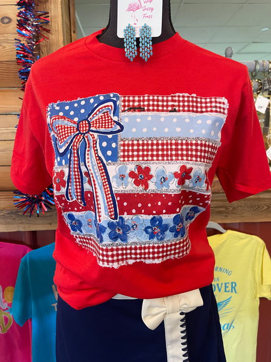 Preppy Flag Tee