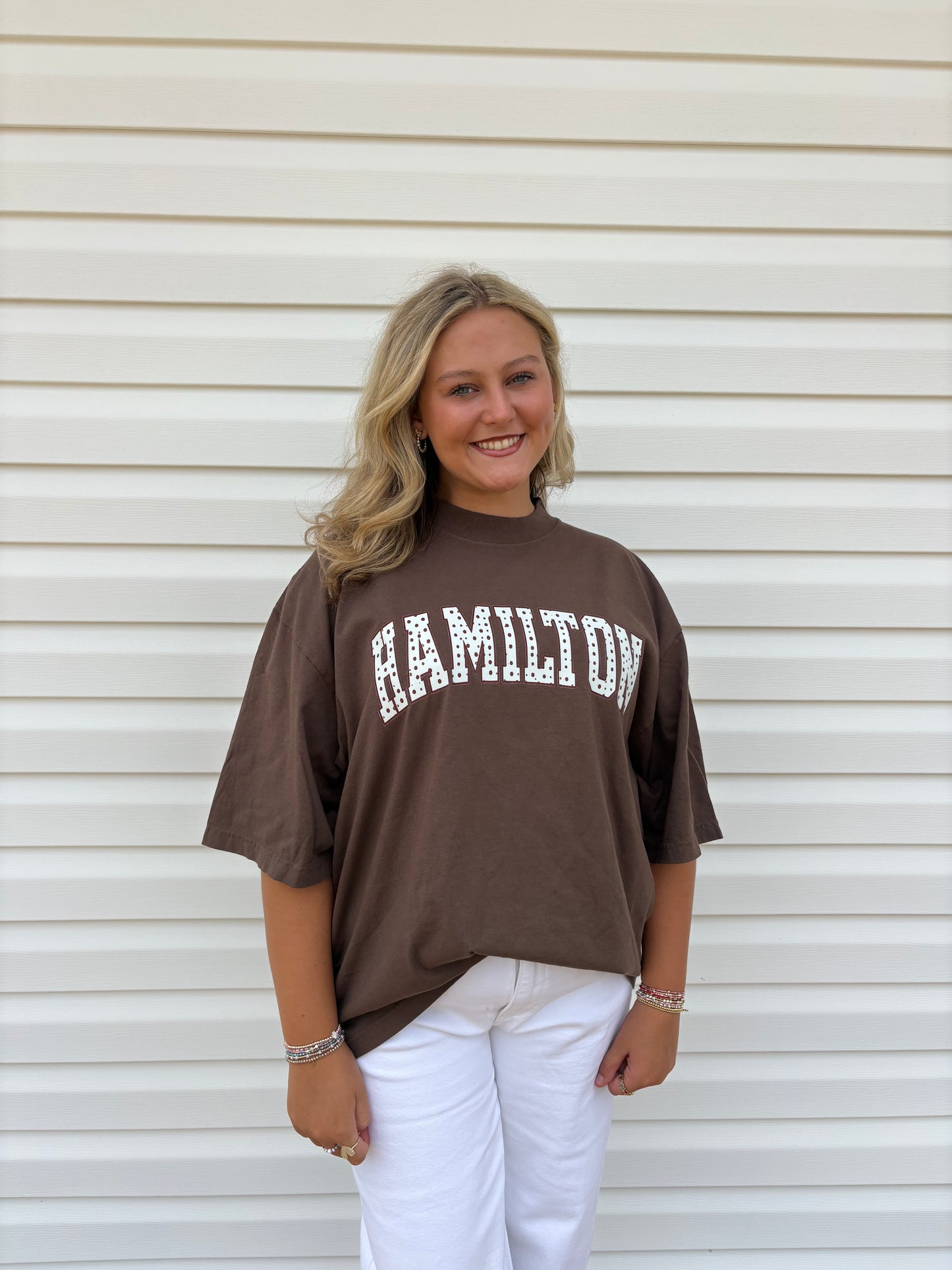 Polka Dot Hamilton Oversized Tee