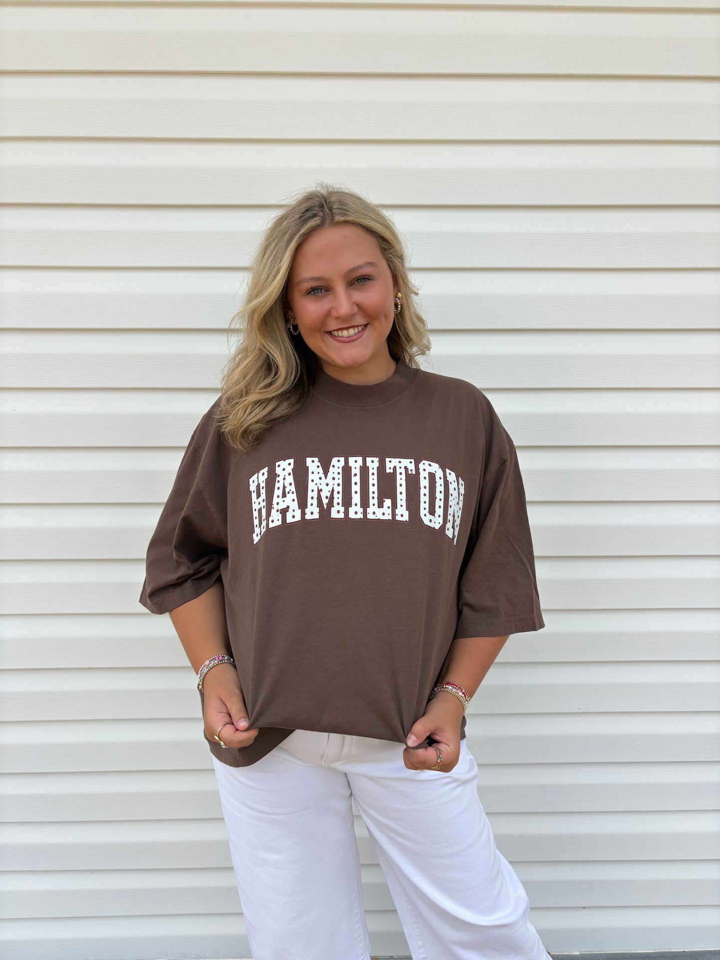 Polka Dot Hamilton Oversized Tee