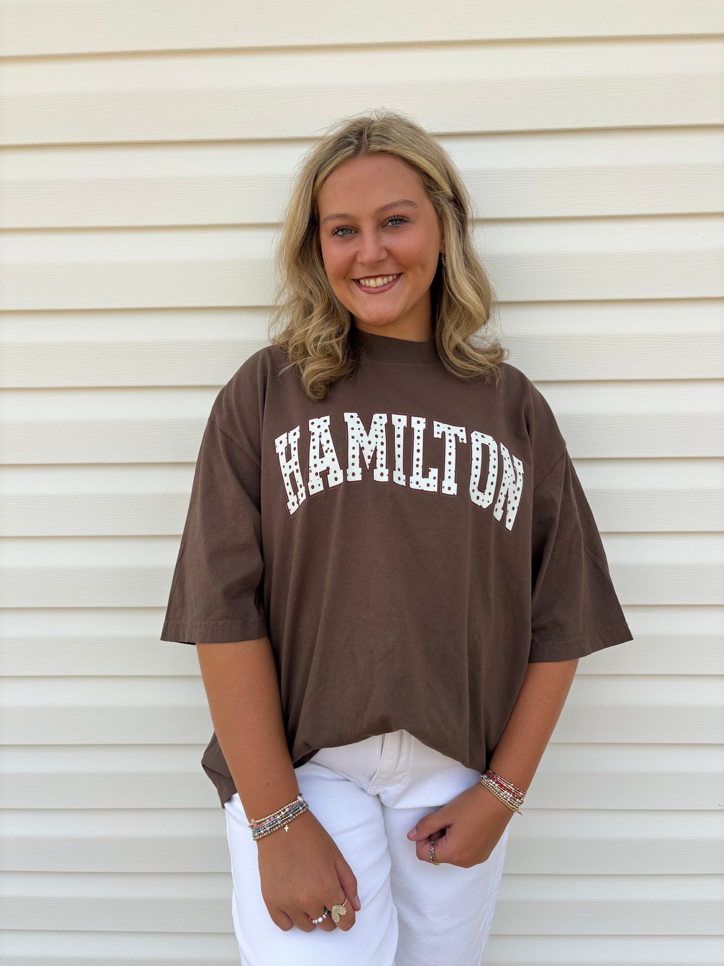 Polka Dot Hamilton Oversized Tee