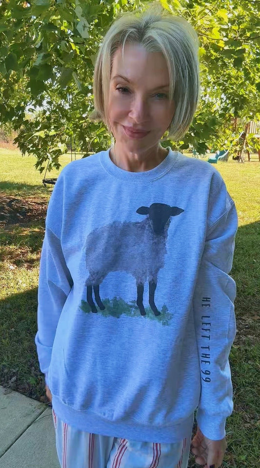 He Left the 99 Sweatshirt