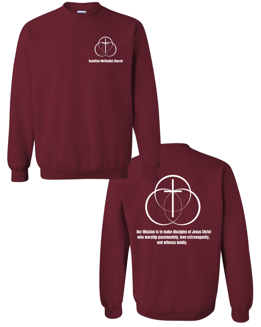 Hamilton Methodist Church Sweatshirt