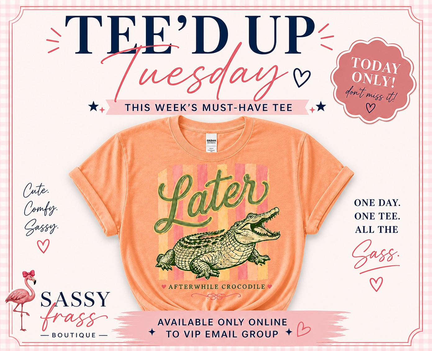 TEE'D UP TUESDAY TEE OF THE WEEK