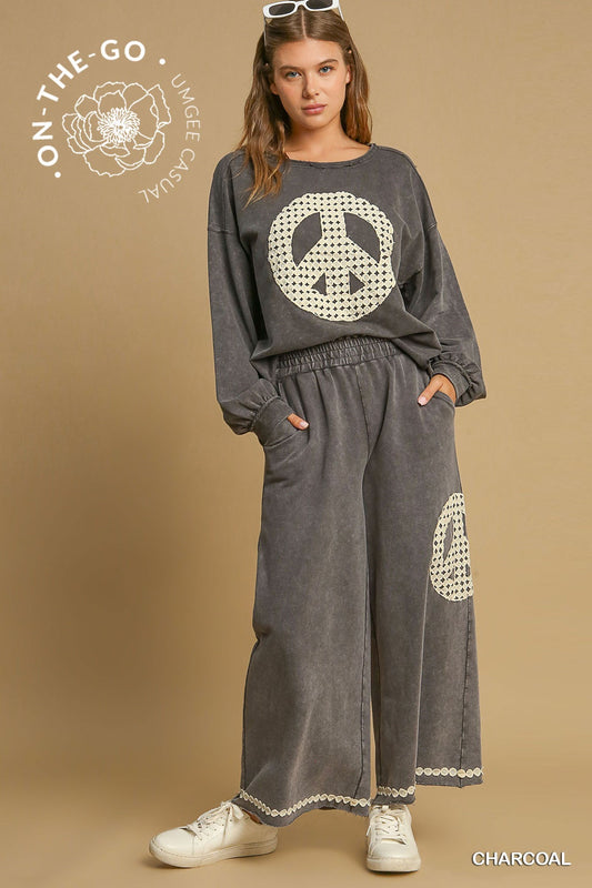 Crotchet Peace Sign Set