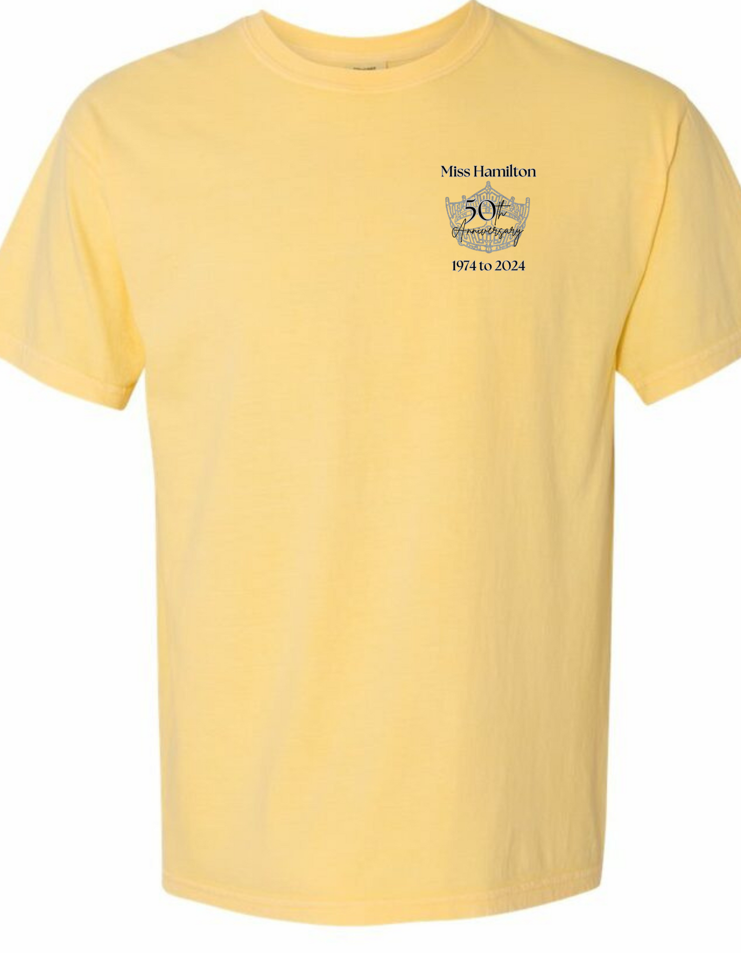 MISS HAMILTON 50TH ANNIVERSARY COMFORT COLOR TEE