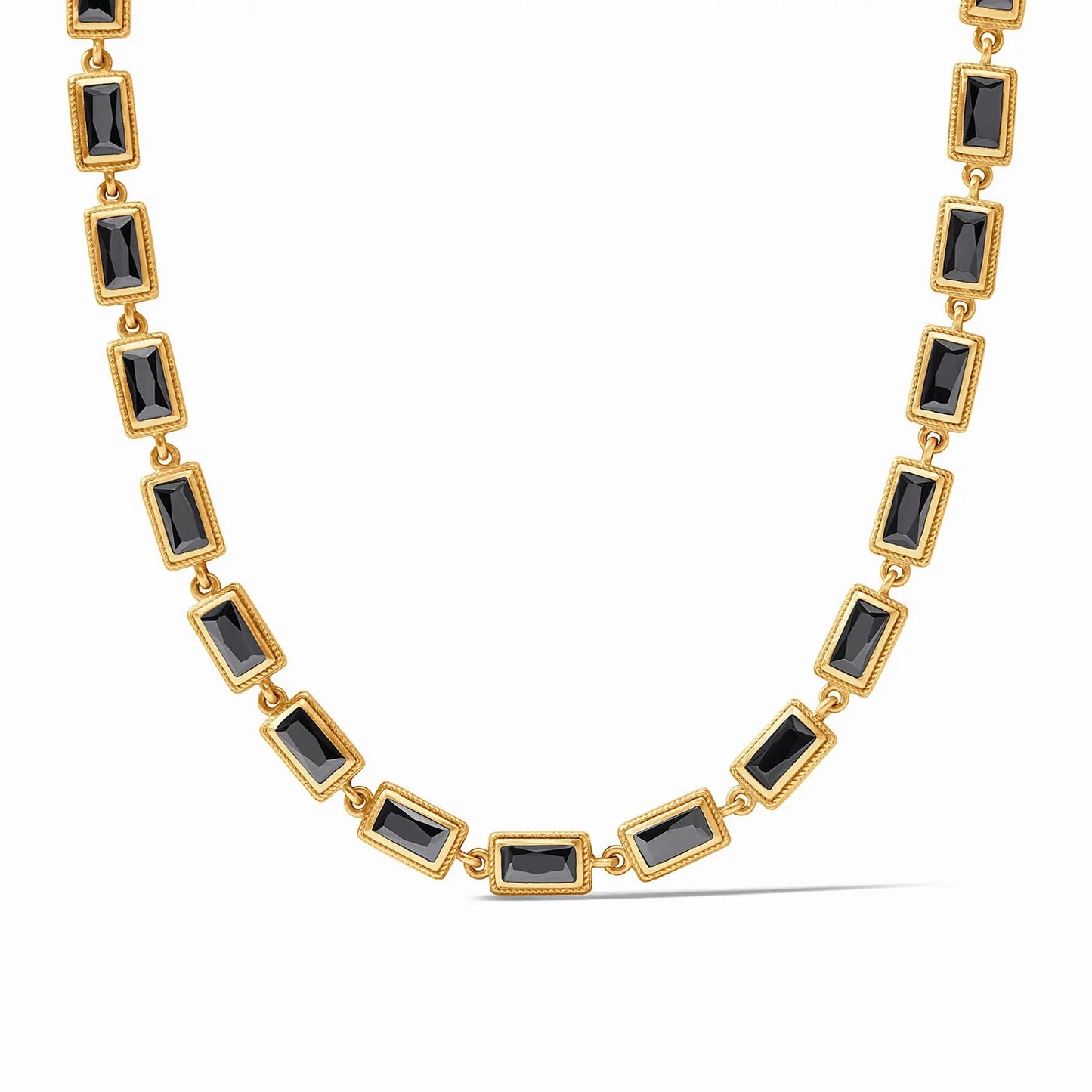 Julie Vos Baguette Tennis Necklace