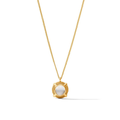 Julie Vos Cabochon solitaire Necklace