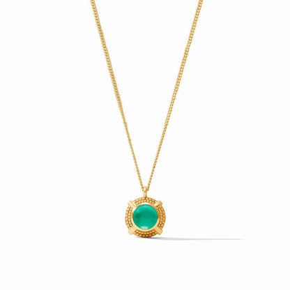 Julie Vos Cabochon solitaire Necklace