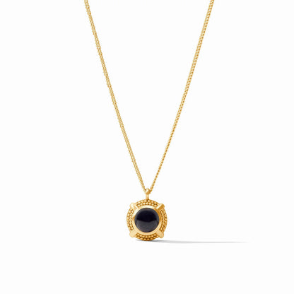 Julie Vos Cabochon solitaire Necklace