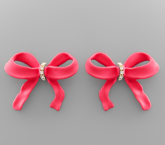 Ribbon Bow Earrings