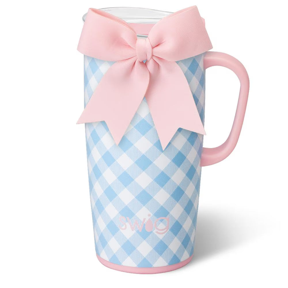 Swig Gingham 22oz Travel Mug