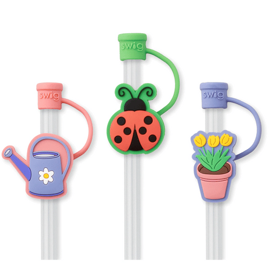 Swig Green Thumb Straw Topper Set