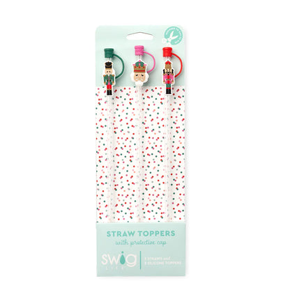 Classic Nutcracker Straw Topper Set