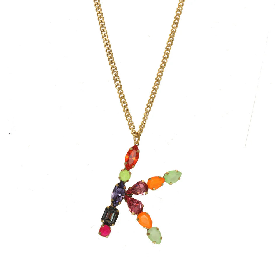 TOVA Monogram Pendant in Colors