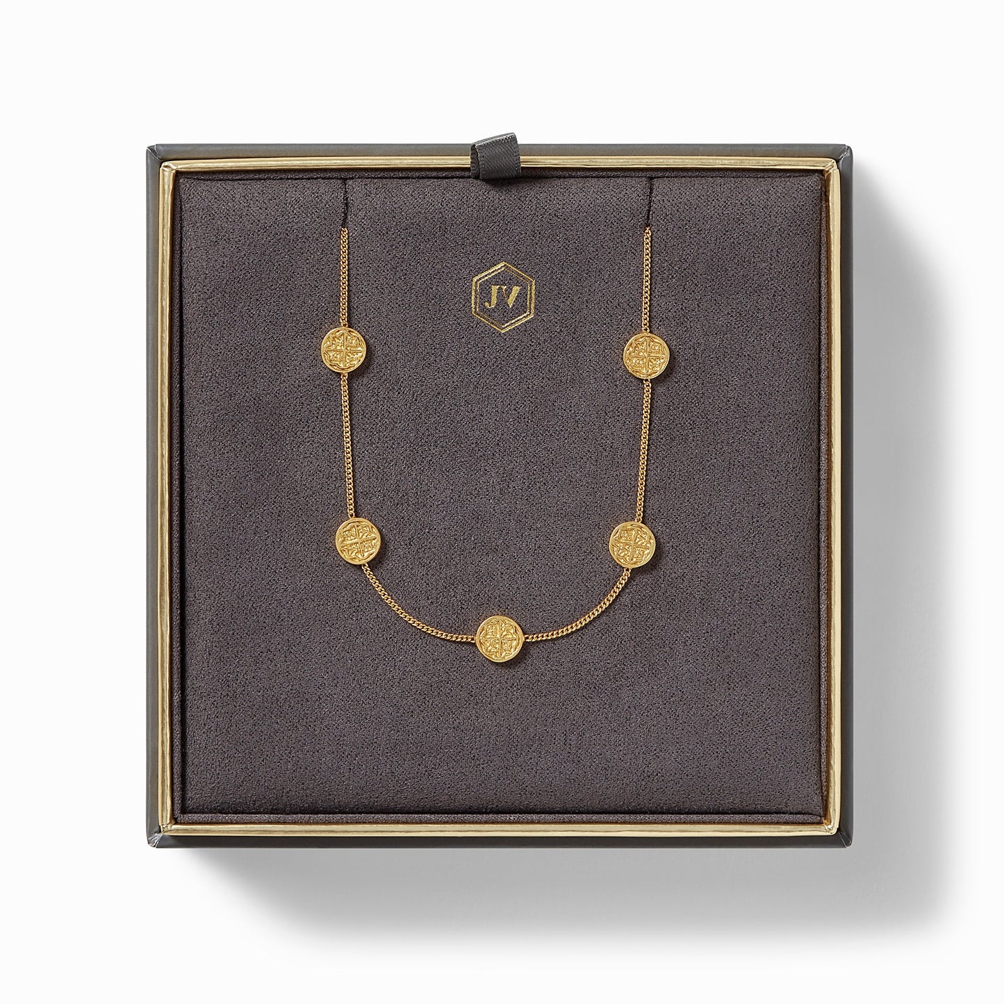 Julie Vos Valencia Delicate Station Necklace