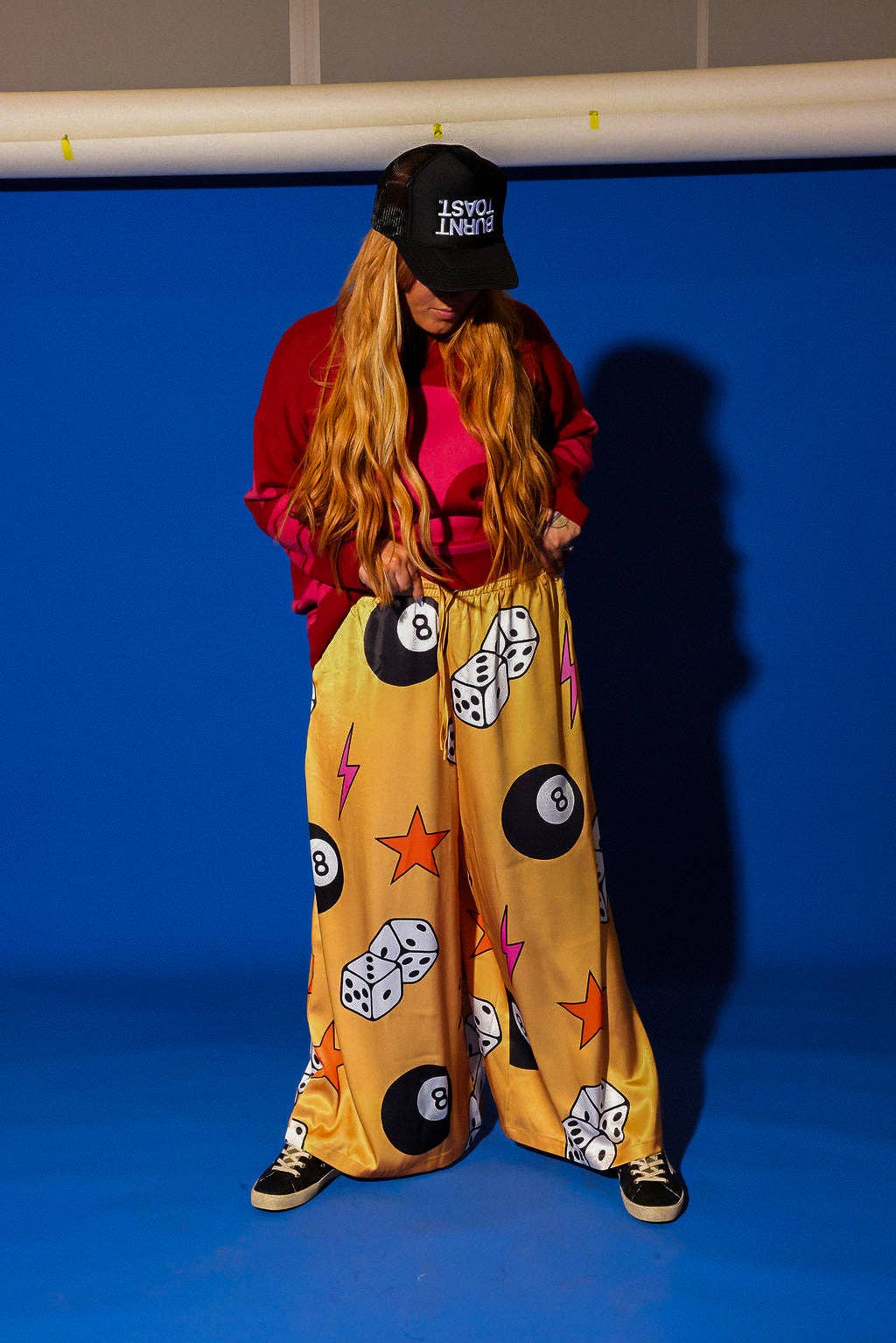 She's So Lucky Wide-Leg Pants