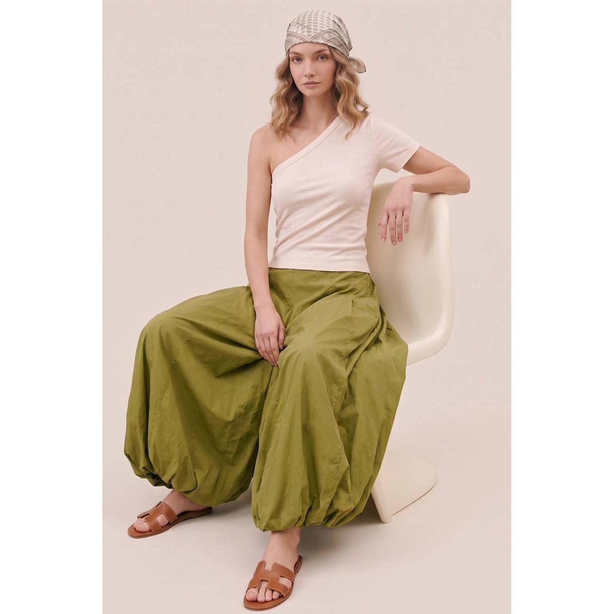 Bubble Oversized Cuffs Balloon Pants