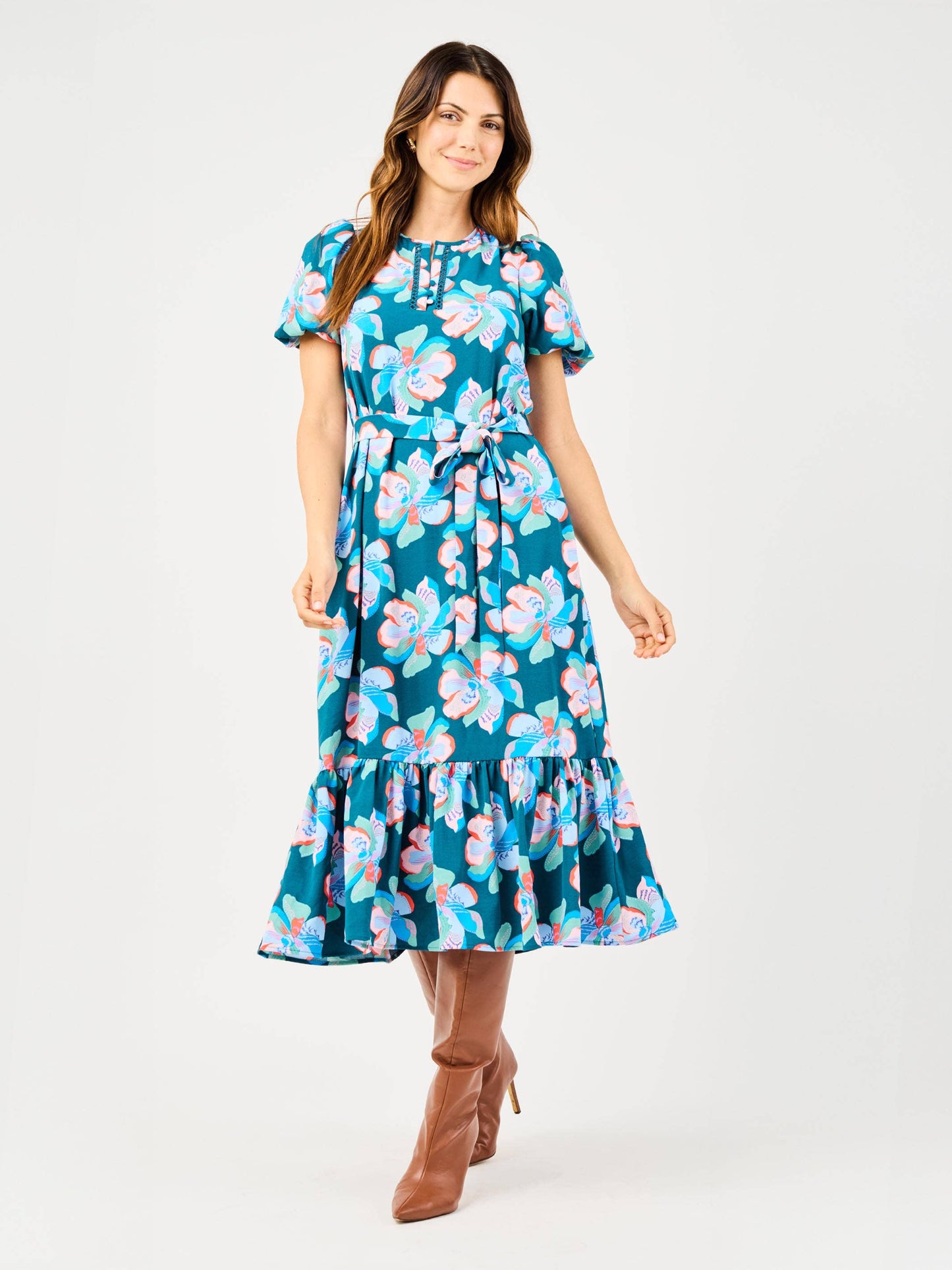 Camila Center Stage Green Dress