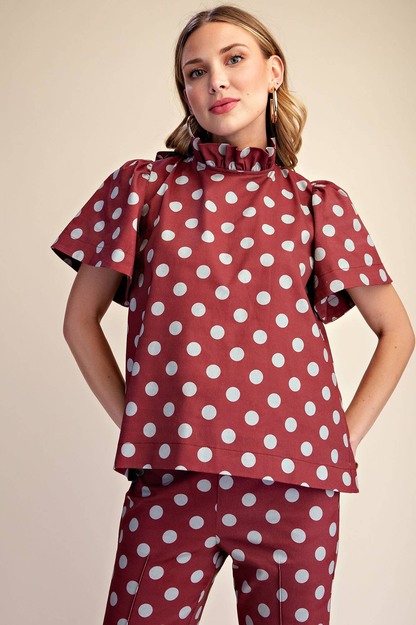 The Polka Dot Aggie Top Set