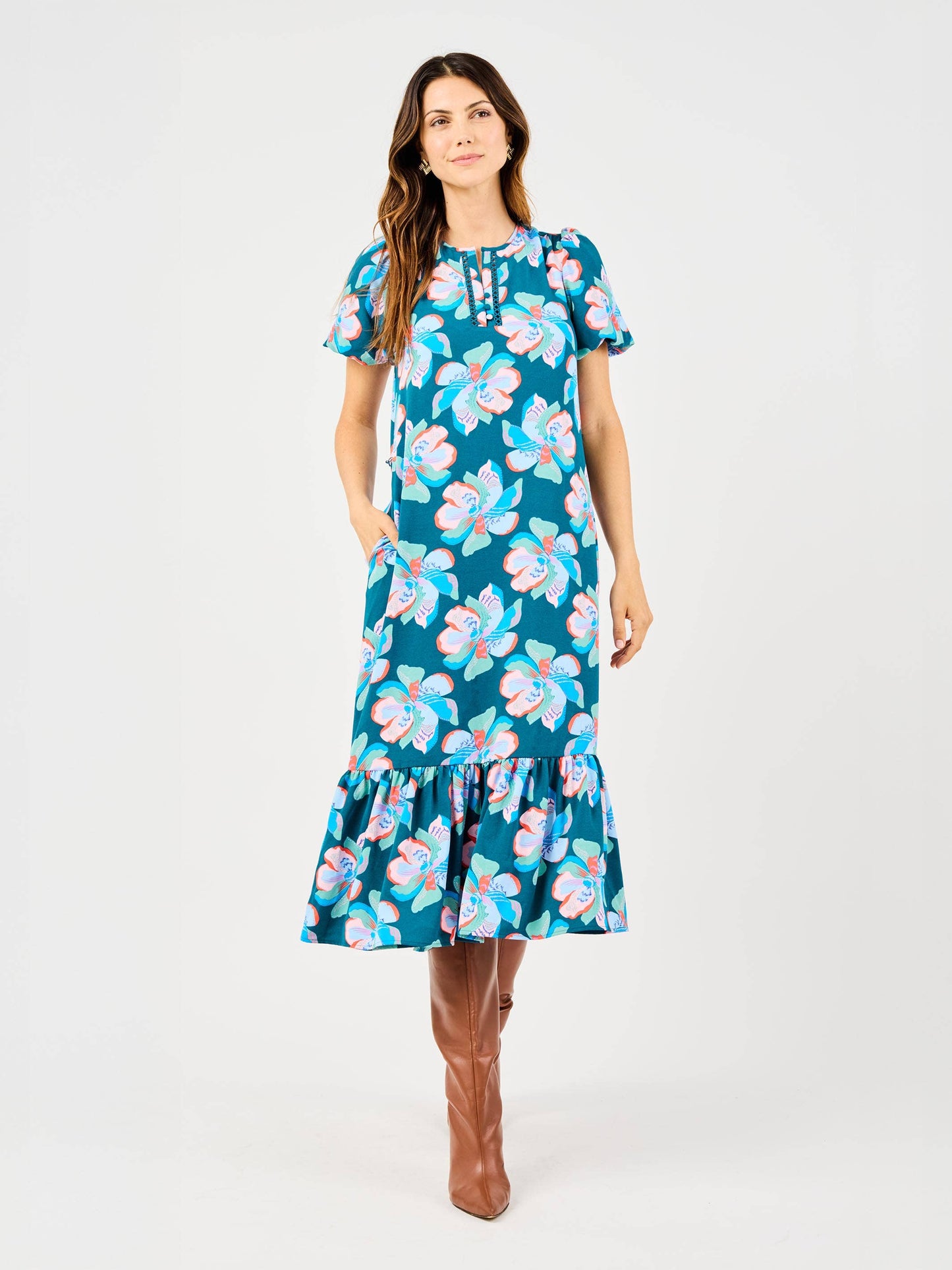 Camila Center Stage Green Dress