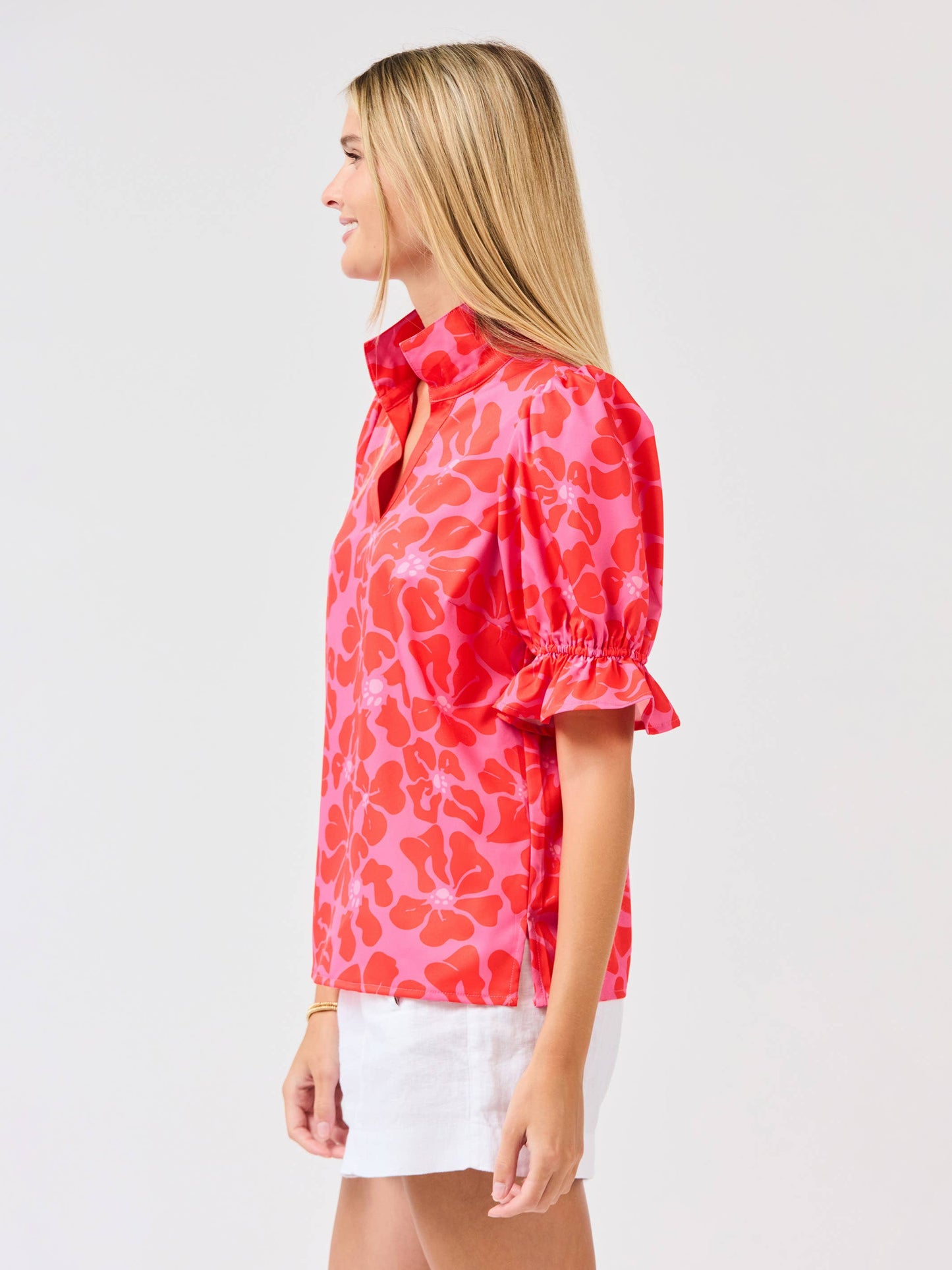 Pink Garden Samba Top