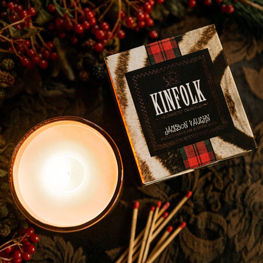 Jackson-Vaughn Holiday Collection Candle- Kinfolk