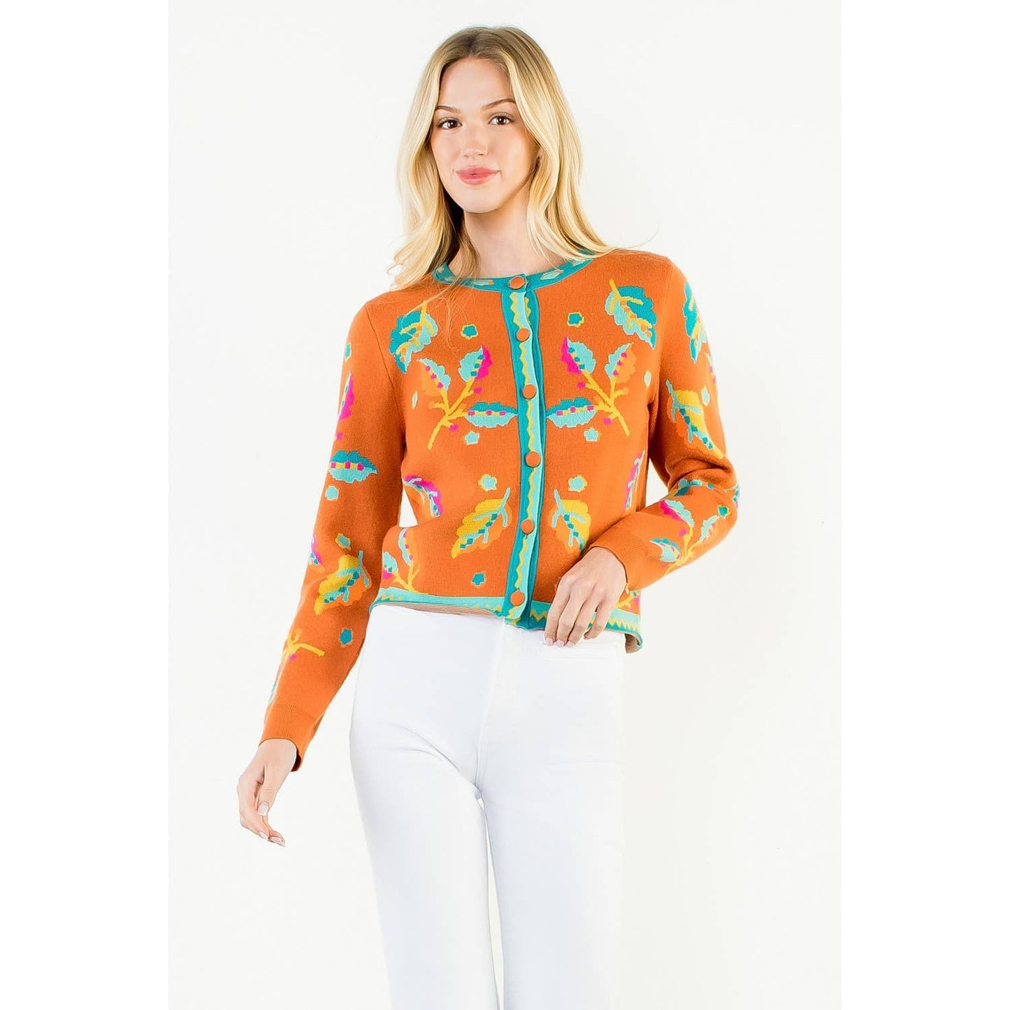 Queen of Style Button Up Sweater
