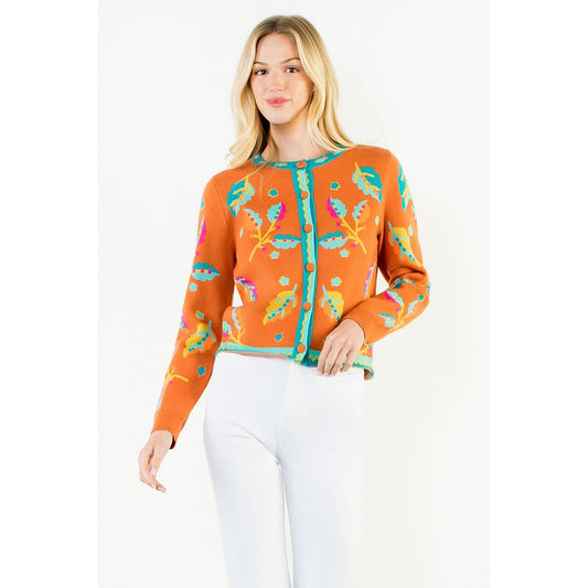 Queen of Style Button Up Sweater