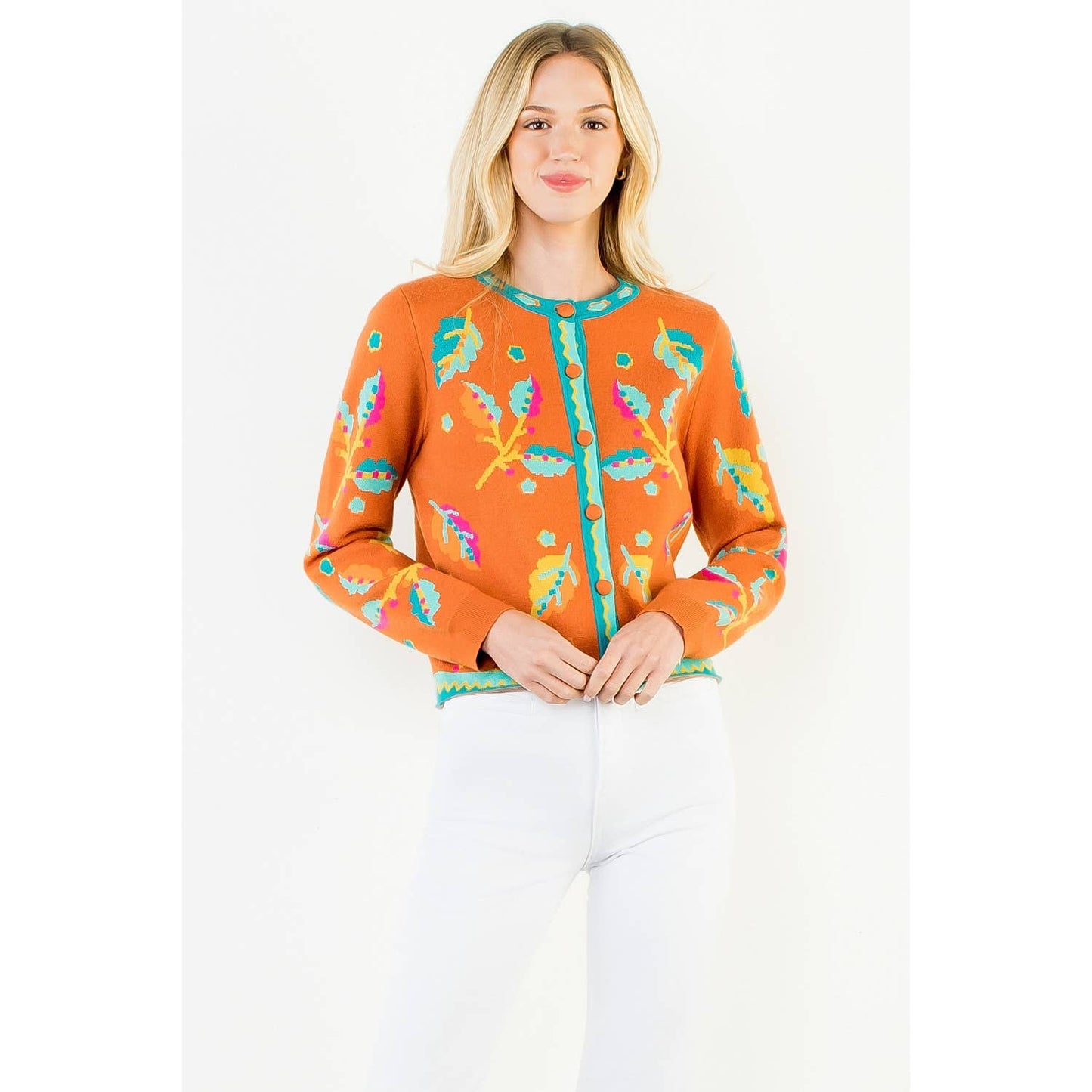 Queen of Style Button Up Sweater