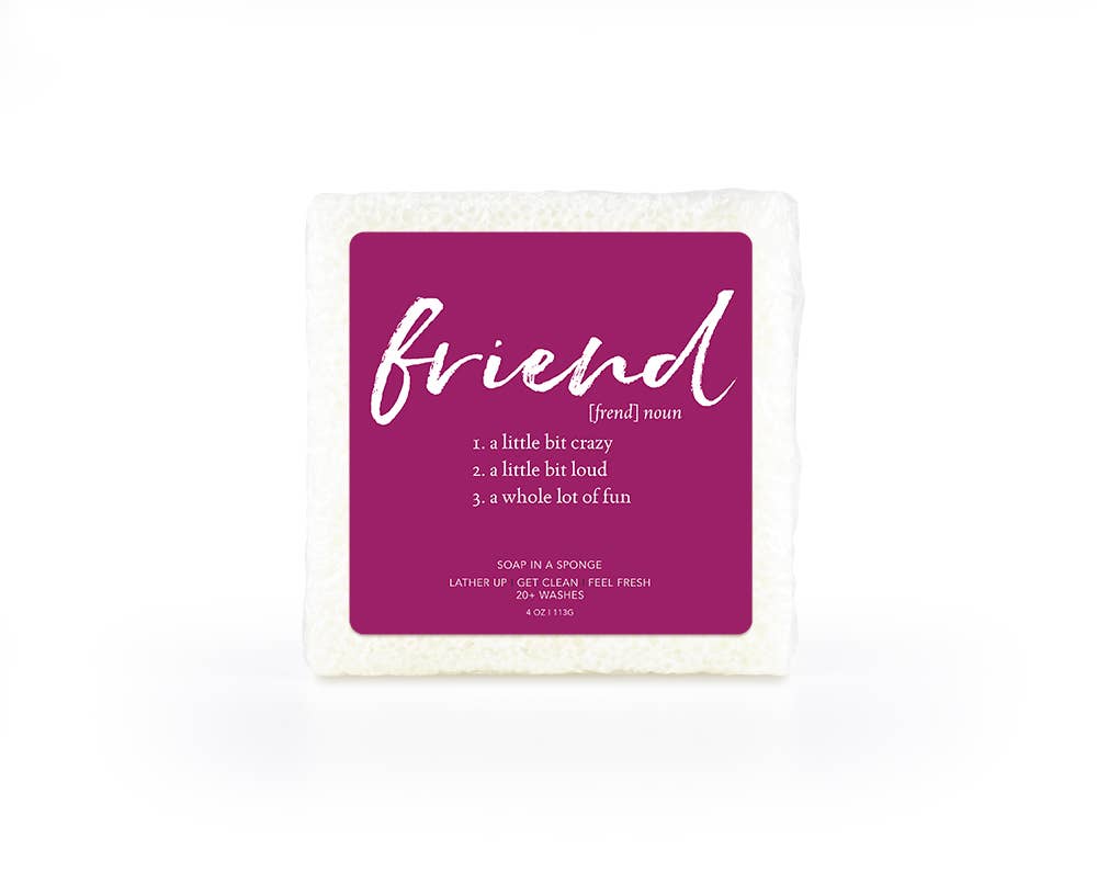 Soap in a Shower Sponge