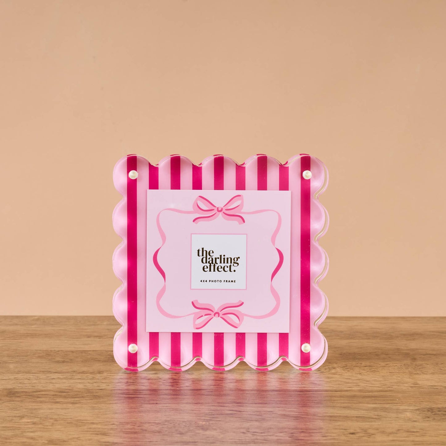 Square Scalloped Acrylic Frame-