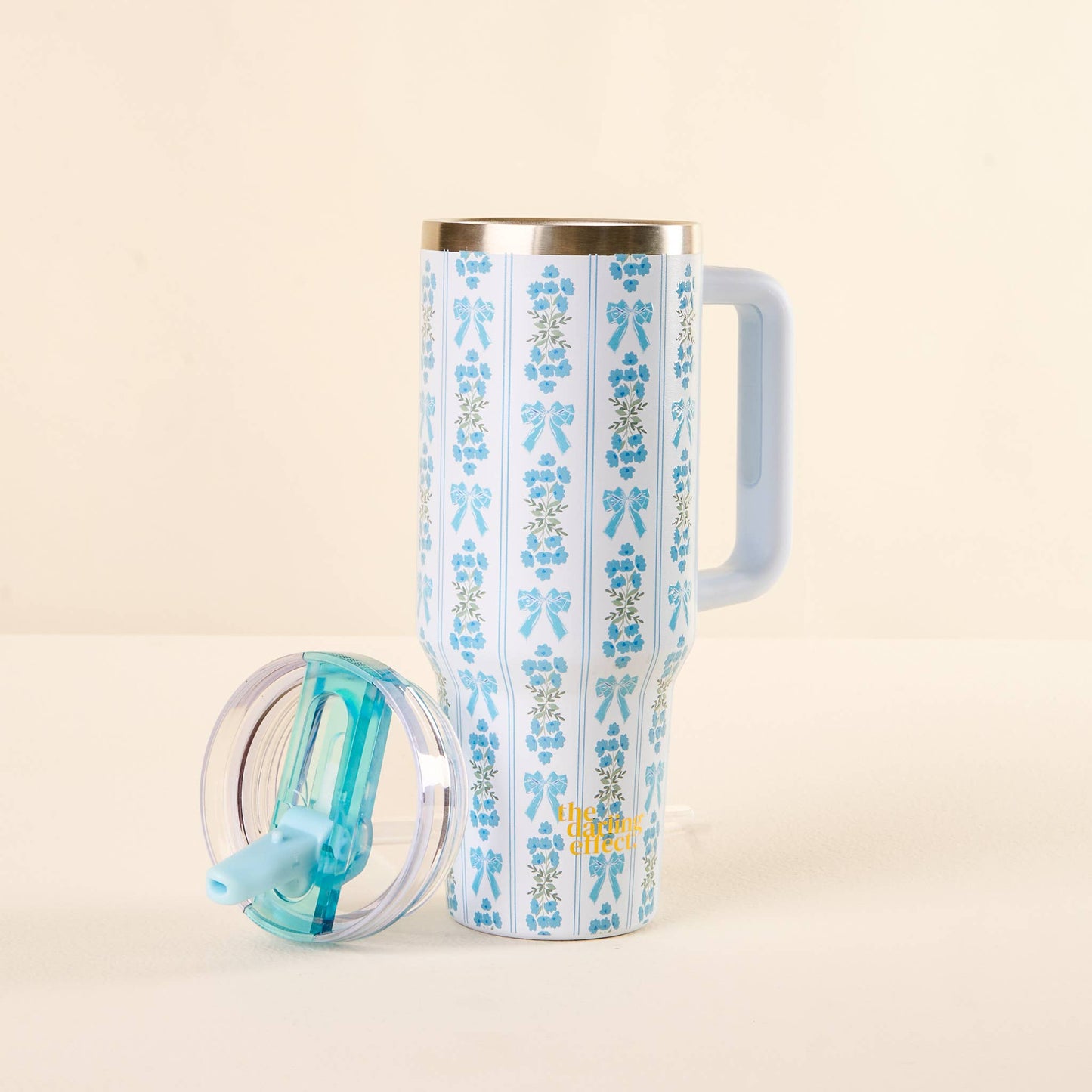 40 oz Lifestyle Flip Straw Tumbler-Oh So Fancy Blue