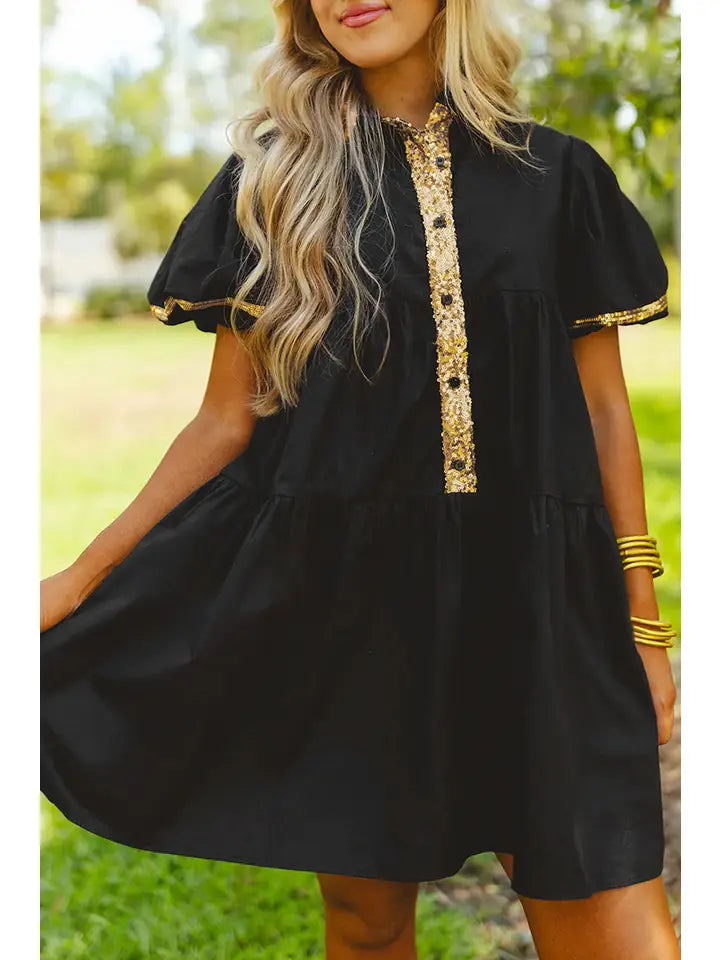 Shimmer & Shine Shirt Dress